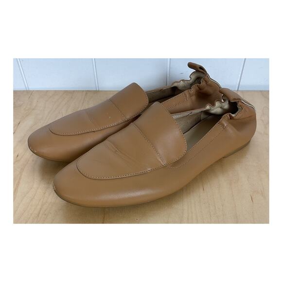 Everlane Women's The Day Loafers in Camel Brown Leather Size 8 - Picture 6 of 9